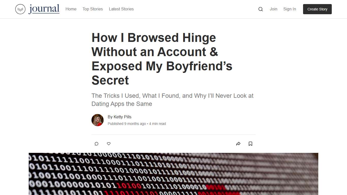 How I Browsed Hinge Without an Account & Exposed My Boyfriend’s Secret | Journal