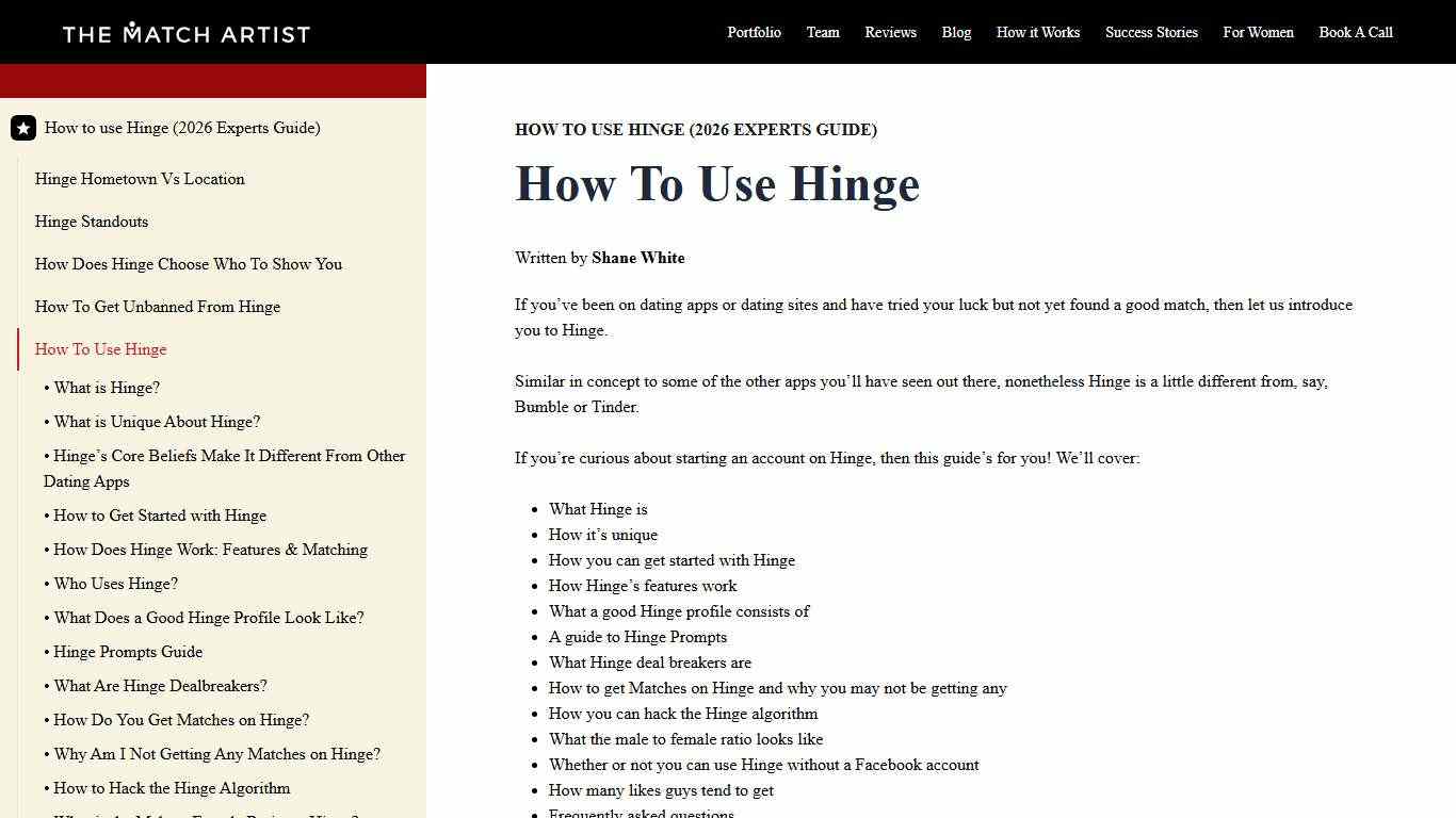 How To Use Hinge