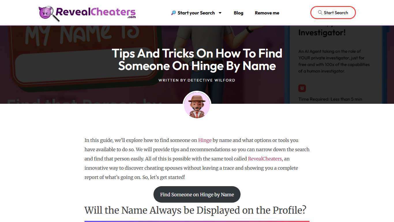 Tips and Tricks on How to Find Someone on Hinge by Name